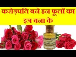 करोड़पति बने इन फूलों का इत्र बना के How to Make Perfume and earn in lakhs