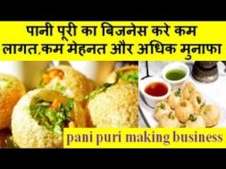 pani puri making business पानी पूरी का बिजनेस करे कम लागत,कम मेहनत और अधिक मुनाफा