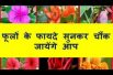 फूलों के फायदे सुनकर चौंक जायेंगे आप