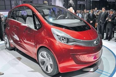 Tata Megapixel New car in India with battery and petrol