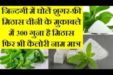Stevia is 300 times sweetness comparison to sugar but have less calories