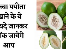 Raw Green Papaya Benefits And Side Effects / कच्चा पतीता खानें के फ़ायदे और नुकसान जाने