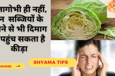 Vegetables That Cause Worms In Brain पत्तागोभी ही नहीं ये सब्जियां भी पहुंचा सकती हैंदिमाग में कीड़े