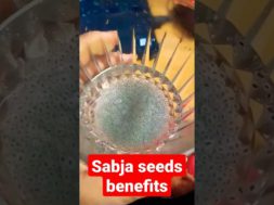 weight loss drink सब्जा सीड्स के फायदे जानकर चोंक जाओगे आप भी #cholesterol #sabjaseeds #weightloss