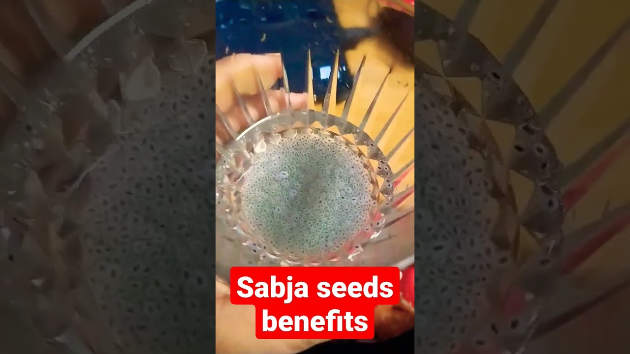 weight loss drink सब्जा सीड्स के फायदे जानकर चोंक जाओगे आप भी #cholesterol #sabjaseeds #weightloss