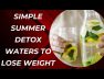 How to make detox water for weight loss  #detoxwater #fatlossdrink